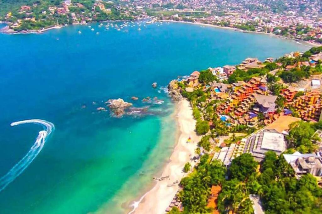 Ixtapa Al Mejor Precio, "Casa Las Conchas" 지와타네호 외부 사진